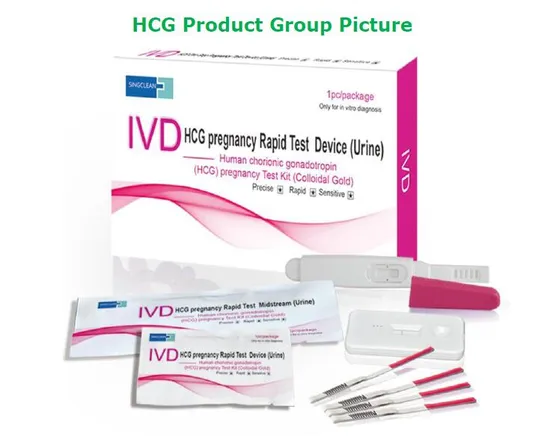 Carton or Customized Package Female Singclean Brand Urine Rapid Pregnancy Test 