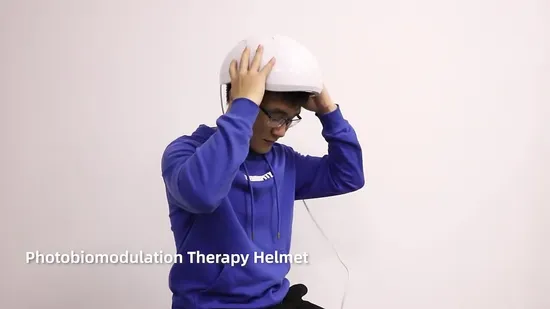 Near Infrared Light Therapy Photobiomodulation Helmet for Dementia, Parkinson, Alzheimer′s Disease 